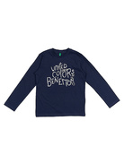 Лонгслив Benetton 20833361, Цвет: Синий