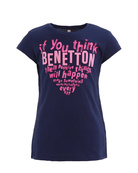 Футболка Benetton 20833906, Цвет: Синий