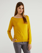 Джемпер Benetton 102MD1M59_29U, Цвет: Желтый