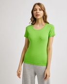 Джемпер с коротким рукавом Benetton 1091D1M10_06Z, Цвет: Зеленый