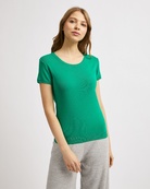Джемпер с коротким рукавом Benetton 1091D1M10_108, Цвет: Зеленый