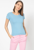 Джемпер с коротким рукавом Benetton 1091D1M10_29J, Цвет: Голубой