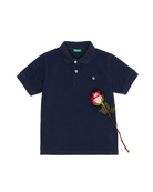 Поло Benetton 30008692, Цвет: Синий