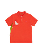 Поло Benetton 30008695, Цвет: Оранжевый
