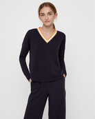 Пуловер Vero Moda 30022056, Цвет: Синий