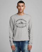 Лонгслив Jack & Jones 30026996, Цвет: Серый