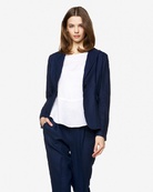 Пиджак из Льна Benetton 30030941, Цвет: Синий