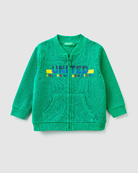 Свитшот Benetton 30031827, Цвет: Зеленый