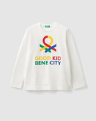 Реглан Benetton 30031842, Цвет: Белый