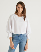 Блуза Benetton 35T3E19I1_101, Цвет: Белый