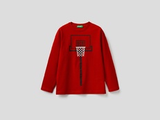 Реглан Benetton 3I1XC1521.G_015, Цвет: Красный