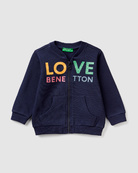 Толстовка Benetton 3J70C5839.P_252, Цвет: Синий