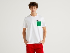 Футболка Benetton 3MI5J19H9_101, Цвет: Белый