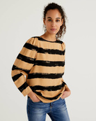 Блуза Benetton 5FYQ5QCN5_73B, Цвет: Коричневый