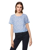 Блуза Benetton 5OA95QBA4_66L, Цвет: Голубой