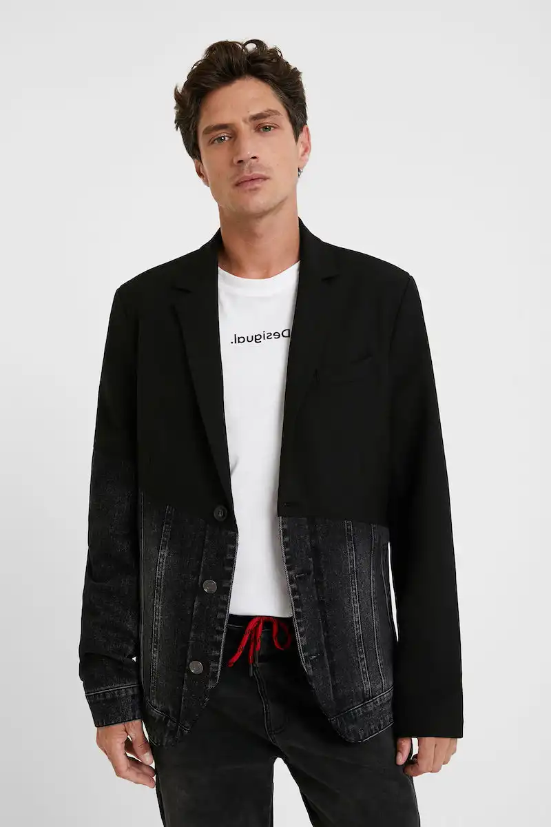 Пиджак Мужской DESIGUAL 20WMEWX2_2000, Цвет: Черный