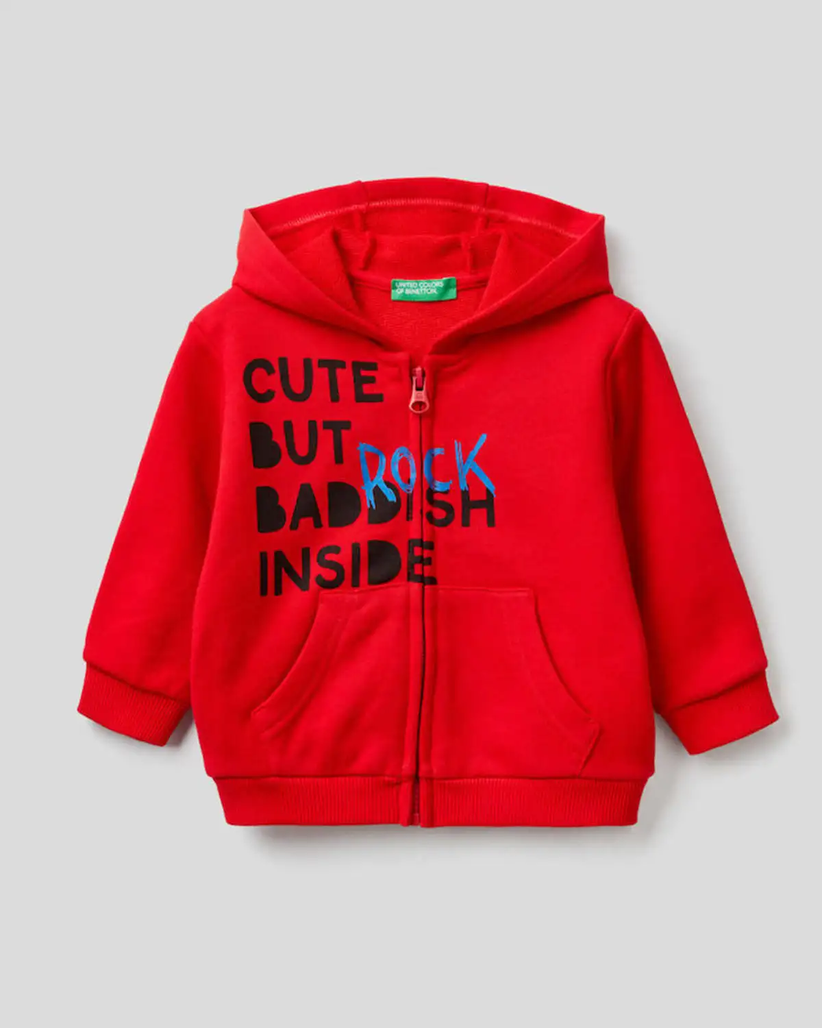 Детская  Толстовка для мальчика Benetton 3J70C5987.P_015, Цвет: Красный