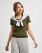 Джемпер с коротким рукавом Benetton
