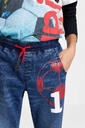 Джинсовые брюки-джоггеры с принтом DESIGUAL