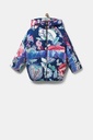 Утепленная куртка с капюшоном в цветы DESIGUAL