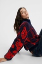 Вязаный жакет с высоким воротом DESIGUAL