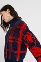 Вязаный жакет с высоким воротом DESIGUAL