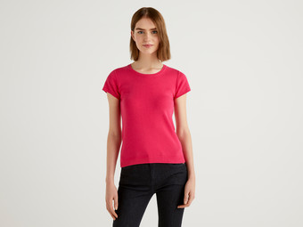 Джемпер с коротким рукавом Benetton