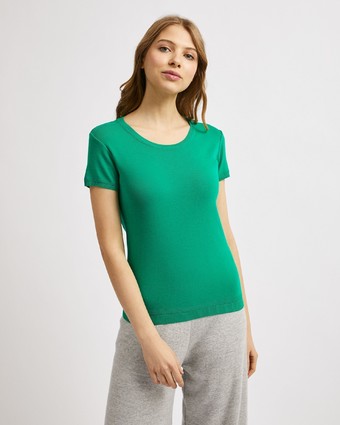 Джемпер с коротким рукавом Benetton