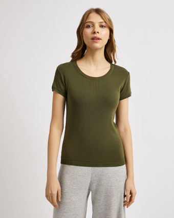 Джемпер с коротким рукавом Benetton