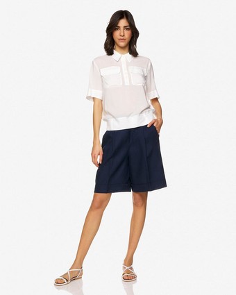 Бермуды из Льна Benetton