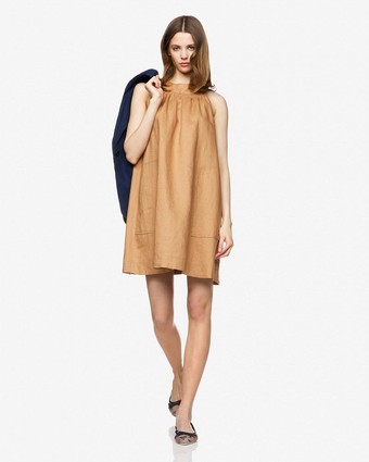 Платье из Льна Benetton